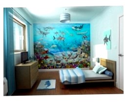 Дитяча кімната в морському стилі