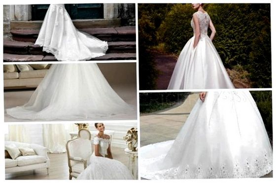 Довге щастя: як вибрати весільну сукню зі шлейфом