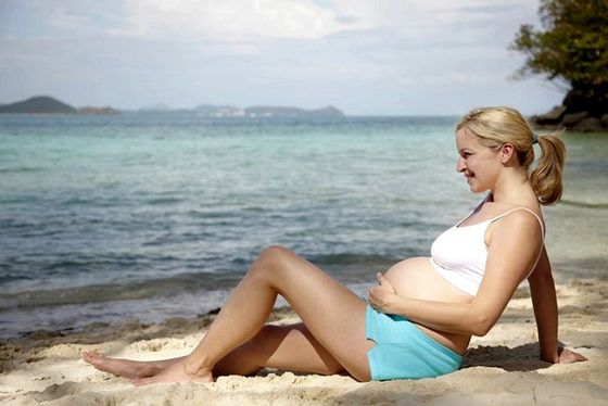 Відпочинок на морі під час вагітності