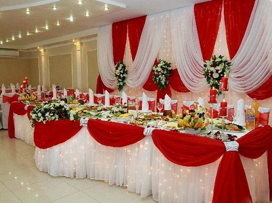 Прикраса весільного залу: стильні варіанти декору