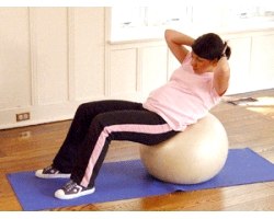 Вправи з фітнес м`ячем під час вагітності