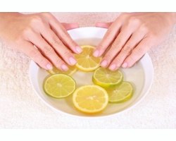 Ванночки для нігтів з лимоном