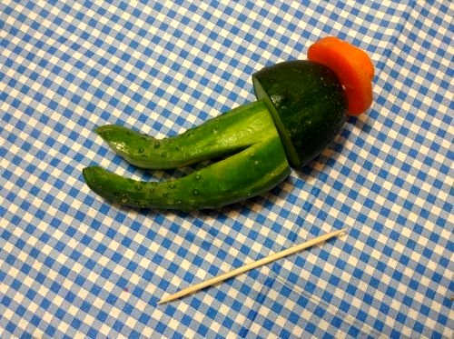 Смачні фігурки: вироби з овочів і фруктів для школи і дитячого садка