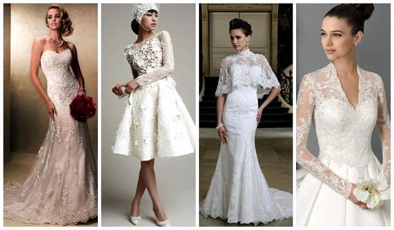 Чарівне плетіння, або як вибрати мереживне весільну сукню