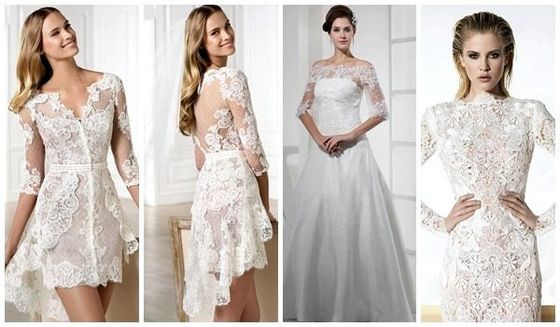 Чарівне плетіння, або як вибрати мереживне весільну сукню