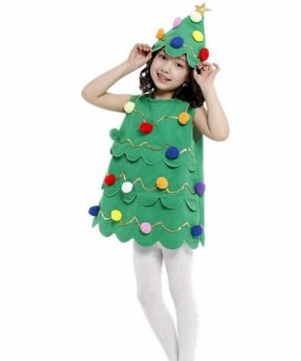 Зелена і прекрасна: новорічний костюм ялинки для дівчинки